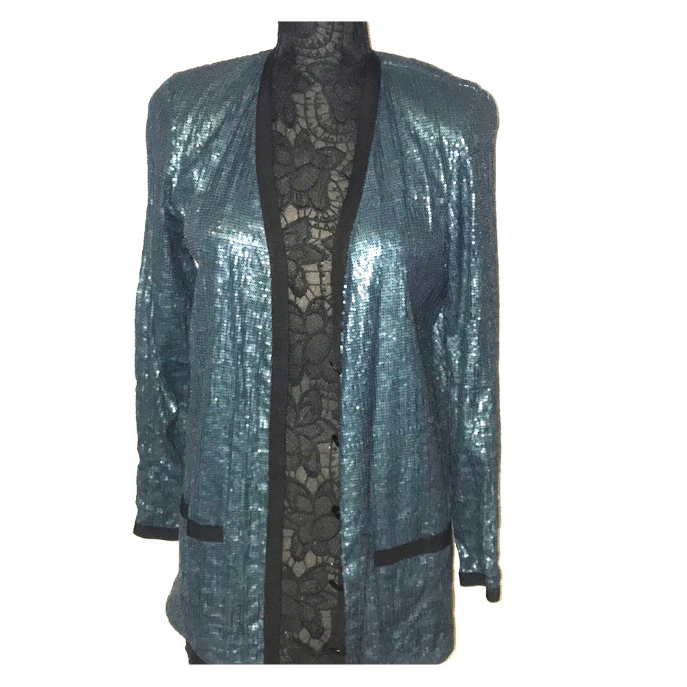 Robert Rodriguez Sequin Cardigan